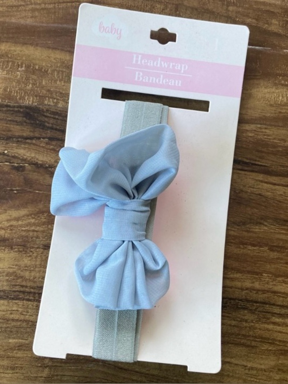 Baby Light Blue Bow Headwrap - Kids Accessories